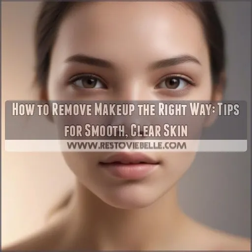 how to remove makeup the right way