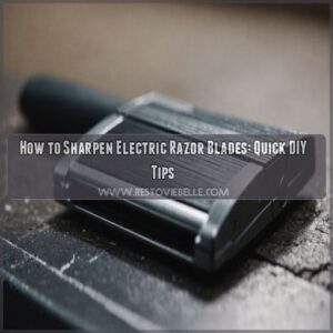 how to sharpen electric razor blades