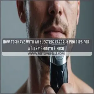 how to shave with an electric razor