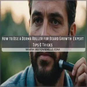 how to use a derma roller for beard