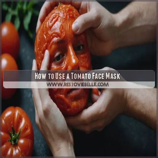 How to Use a Tomato Face Mask