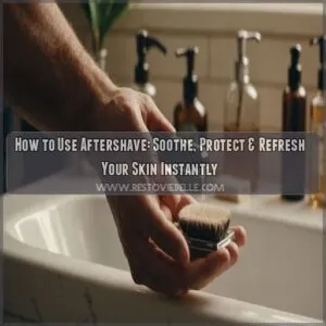 how to use aftershave