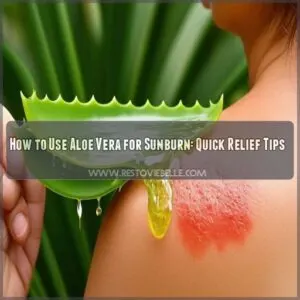 how to use aloe vera for sunburn