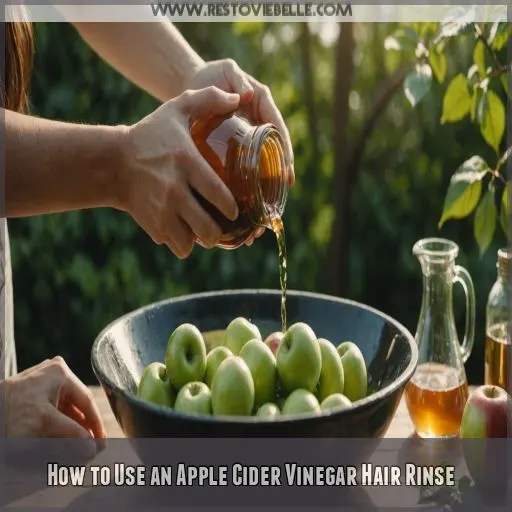 How to Use an Apple Cider Vinegar Hair Rinse