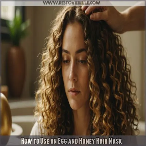 How to Use an Egg and Honey Hair Mask