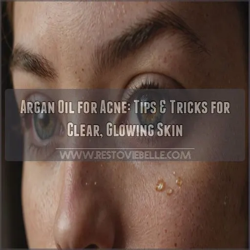 how to use argan oil for acne