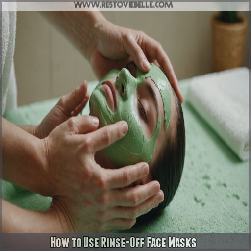 How to Use Rinse-Off Face Masks