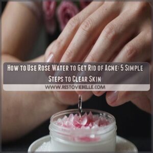 how to use rose water to get rid of acne