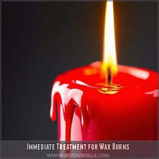 Immediate Treatment for Wax Burns