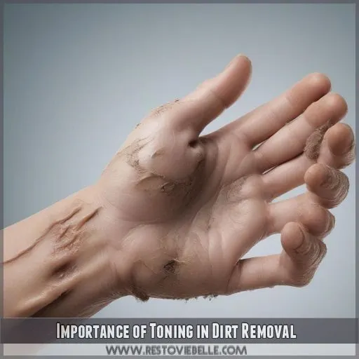 Importance of Toning in Dirt Removal