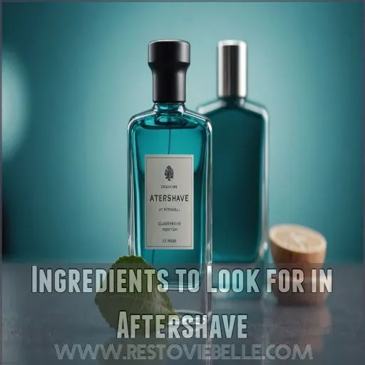 Ingredients to Look for in Aftershave