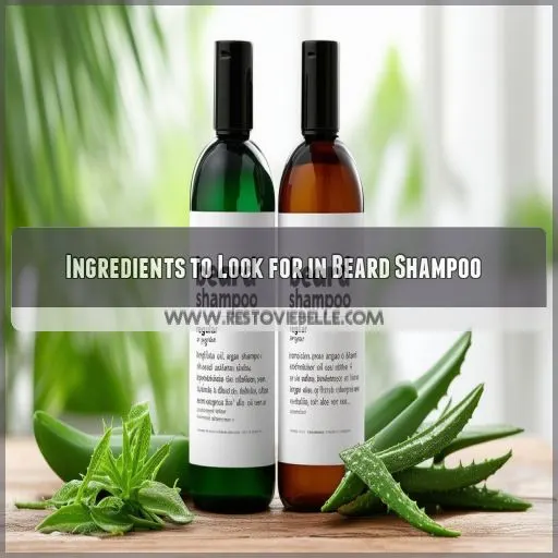 Ingredients to Look for in Beard Shampoo