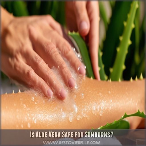 Is Aloe Vera Safe for Sunburns