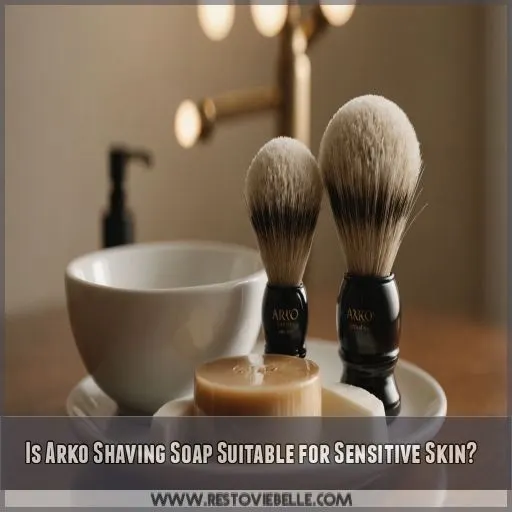 Is Arko Shaving Soap Suitable for Sensitive Skin