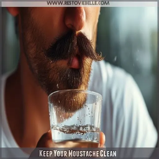 Keep Your Moustache Clean