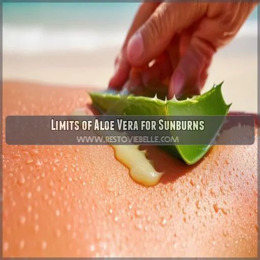 Limits of Aloe Vera for Sunburns