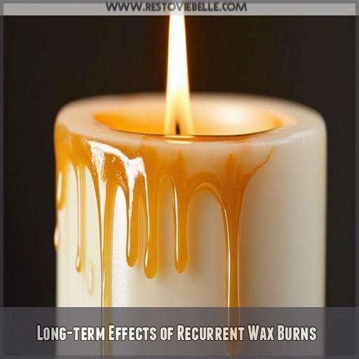 Long-term Effects of Recurrent Wax Burns