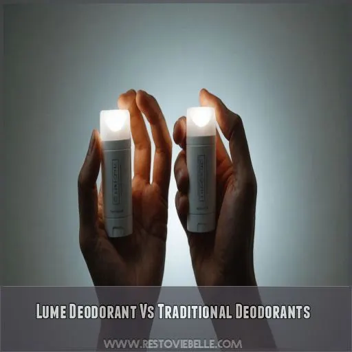 Lume Deodorant Vs Traditional Deodorants