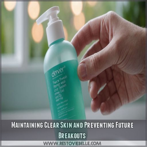 Maintaining Clear Skin and Preventing Future Breakouts