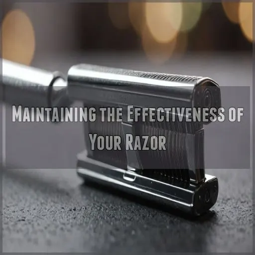 Maintaining the Effectiveness of Your Razor