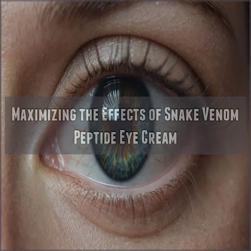 Maximizing the Effects of Snake Venom Peptide Eye Cream