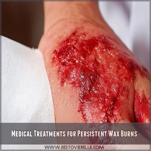 Medical Treatments for Persistent Wax Burns