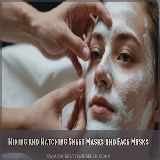 Mixing and Matching Sheet Masks and Face Masks