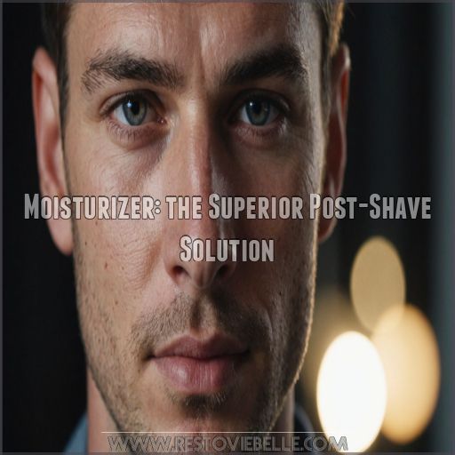 Moisturizer: the Superior Post-Shave Solution