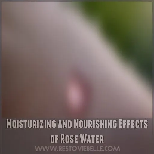 Moisturizing and Nourishing Effects of Rose Water