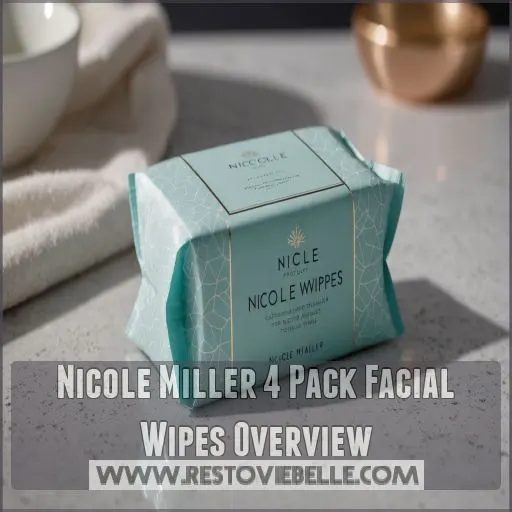 Nicole Miller 4 Pack Facial Wipes Overview