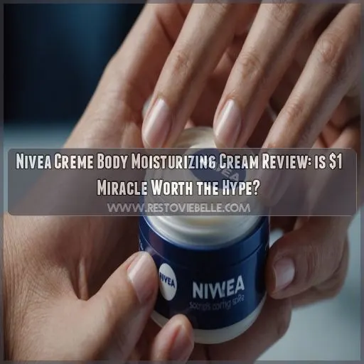 nivea creme body moisturizing cream review