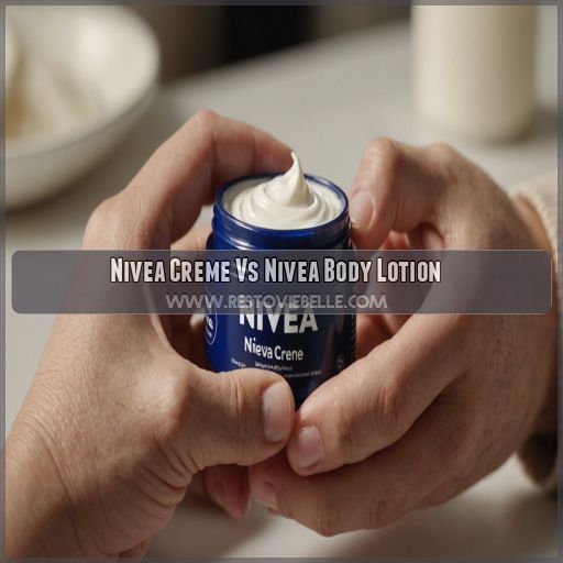 Nivea Creme Vs Nivea Body Lotion