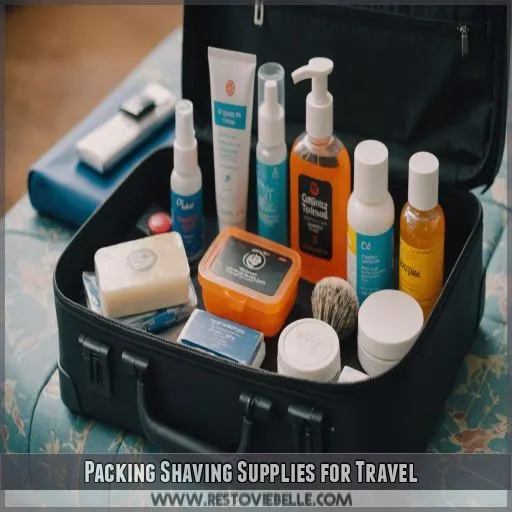 Packing Shaving Supplies for Travel