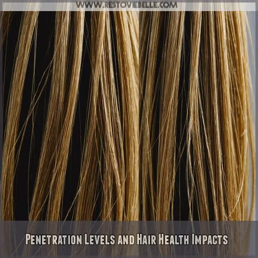 Penetration Levels and Hair Health Impacts