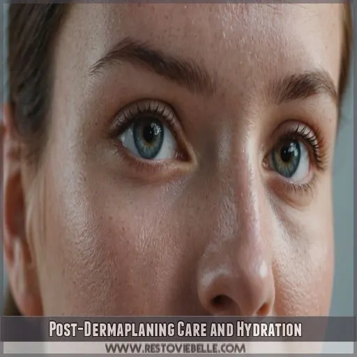 Post-Dermaplaning Care and Hydration