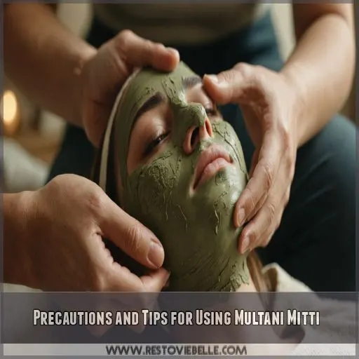 Precautions and Tips for Using Multani Mitti