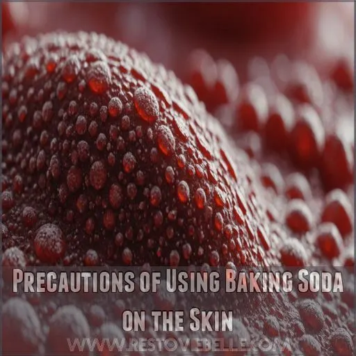 Precautions of Using Baking Soda on the Skin