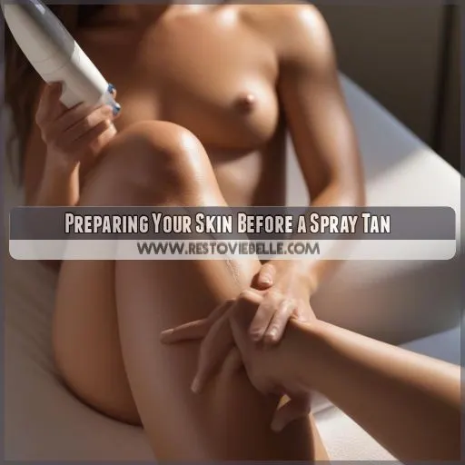 Preparing Your Skin Before a Spray Tan