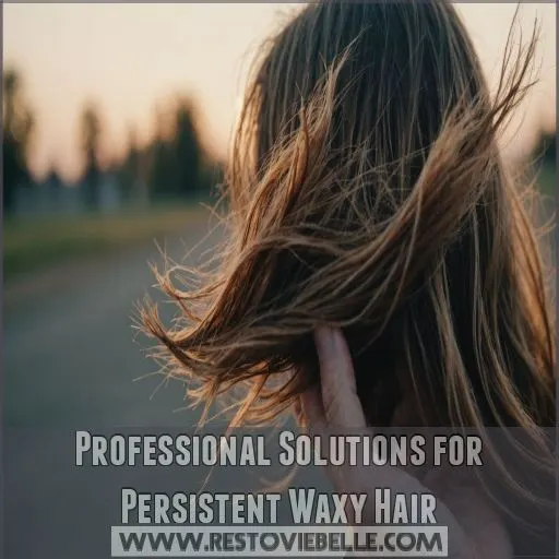 Professional Solutions for Persistent Waxy Hair