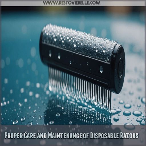 Proper Care and Maintenance of Disposable Razors