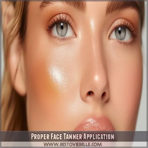 Proper Face Tanner Application