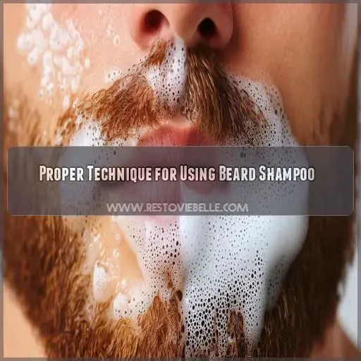 Proper Technique for Using Beard Shampoo