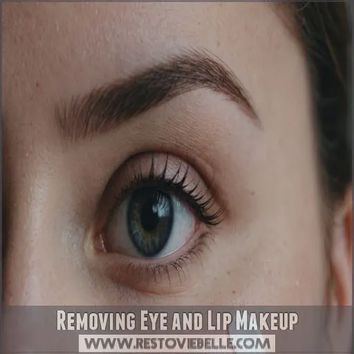 Removing Eye and Lip Makeup