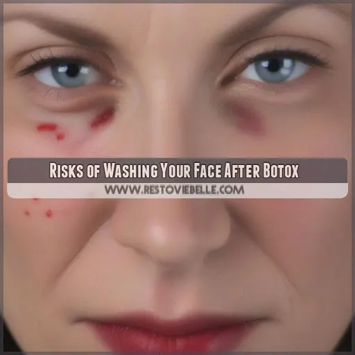 Risks of Washing Your Face After Botox