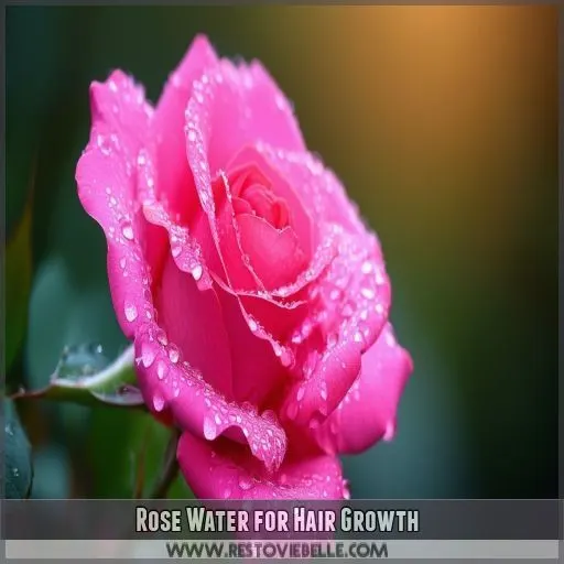 Rose Water for Hair Growth