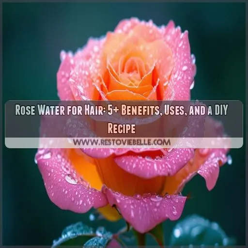 rose water for hair