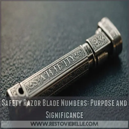 Safety Razor Blade Numbers: Purpose and Significance