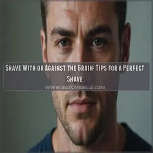 shave with or against the grain