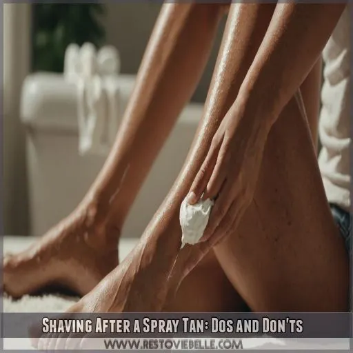 Shaving After a Spray Tan: Dos and Don