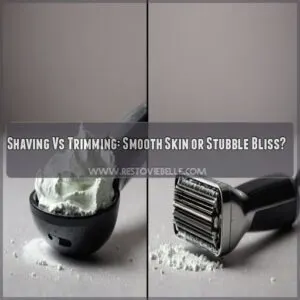 shaving vs trimming